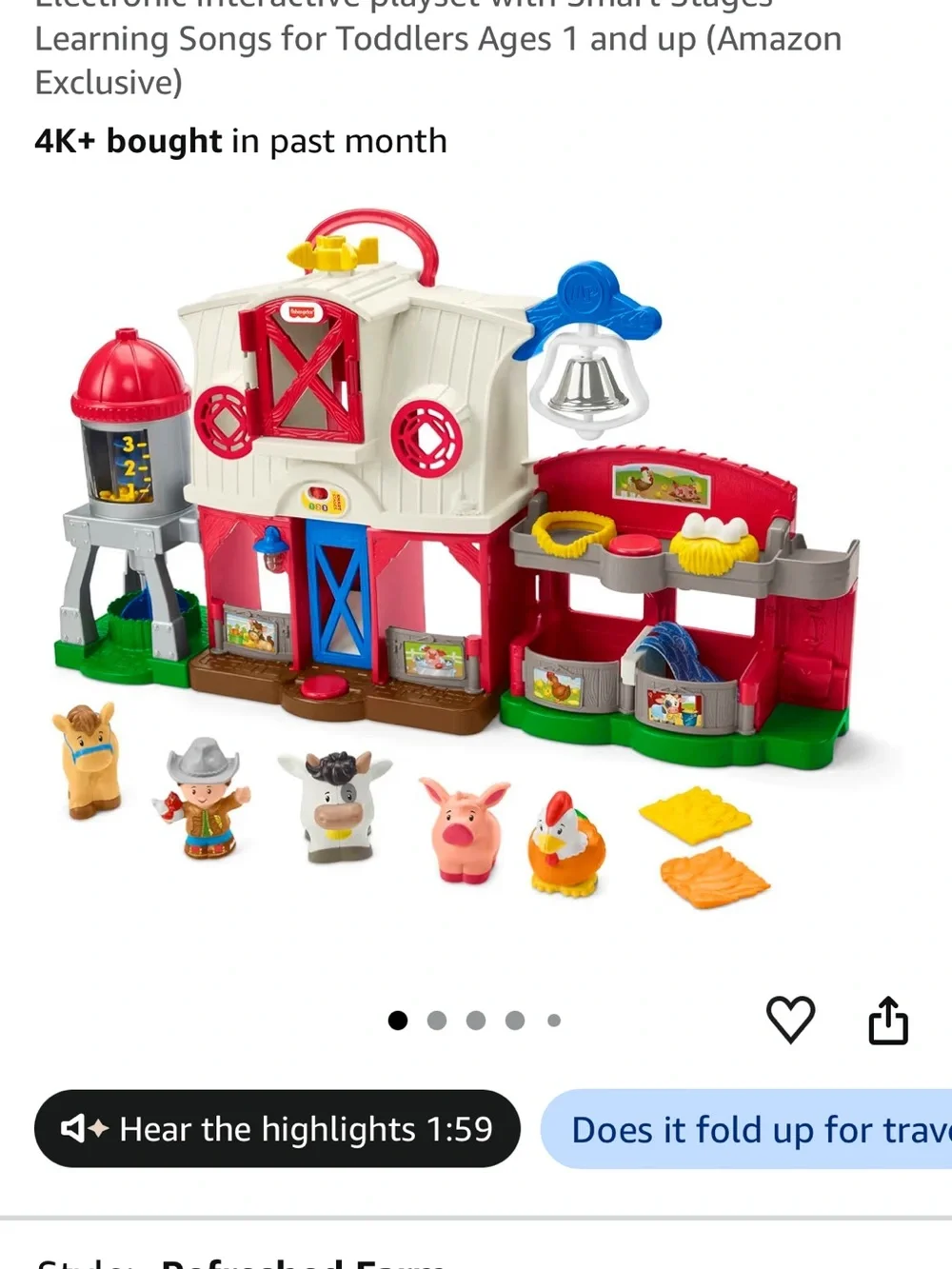 Fisher-Price Play Barn with Figures